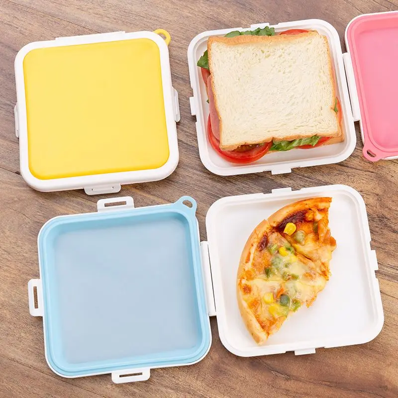 Reusable Produce Bag - 1pc Portable Sandwich Crisper Toast Storage