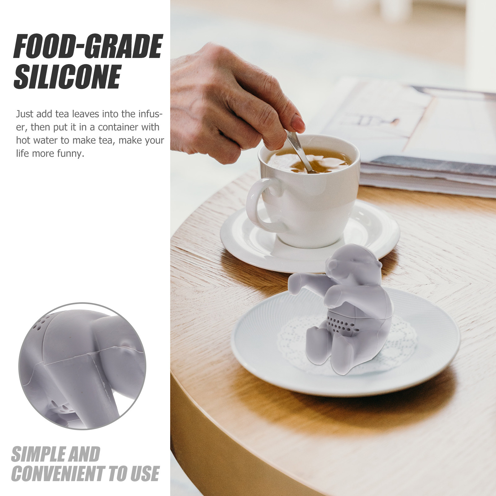 Otter Shape Bubble Tea Infuser - Loose Leaf Tea Infuser recension och pris