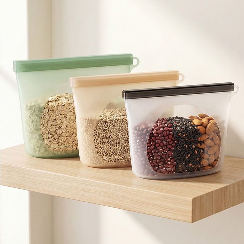 Silicone Food Preservation Bag - Reusable Produce Bag recension och pris