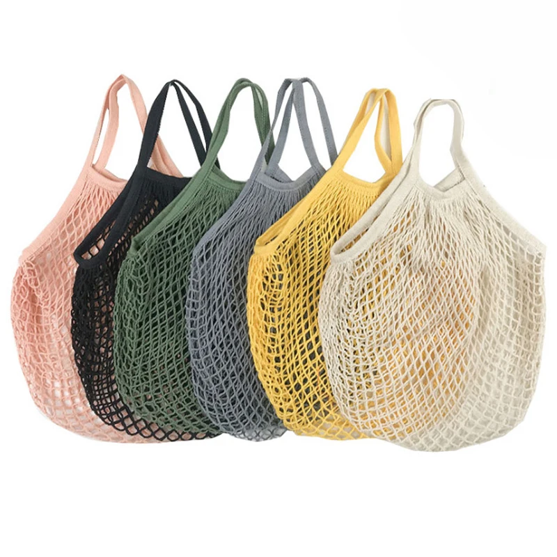 Foldable Cotton Mesh Shopping  - Reusable Produce Bag recension och pris
