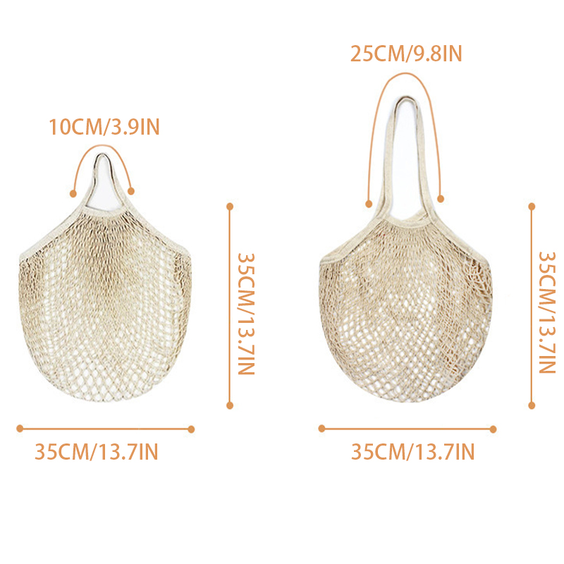 Foldable Cotton Mesh Shopping  - Reusable Produce Bag recension och pris