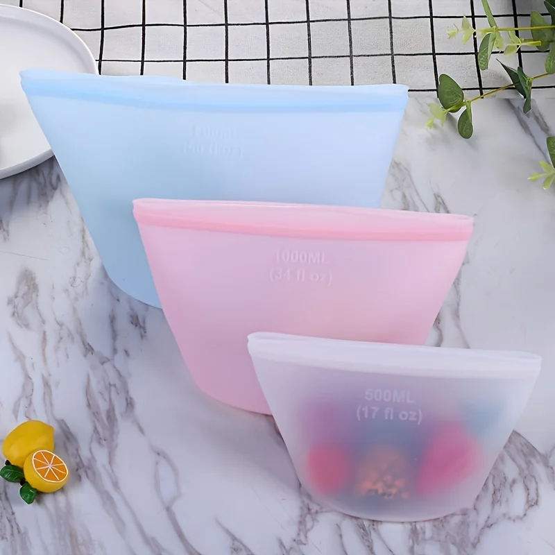 Reusable Silicone Storage Bags - Reusable Produce Bag recension och pris