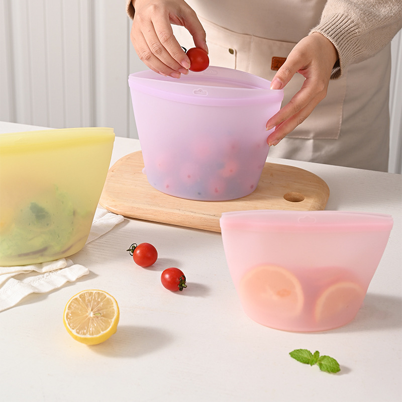 Self-Sealing Silicone Storage  - Reusable Produce Bag recension och pris