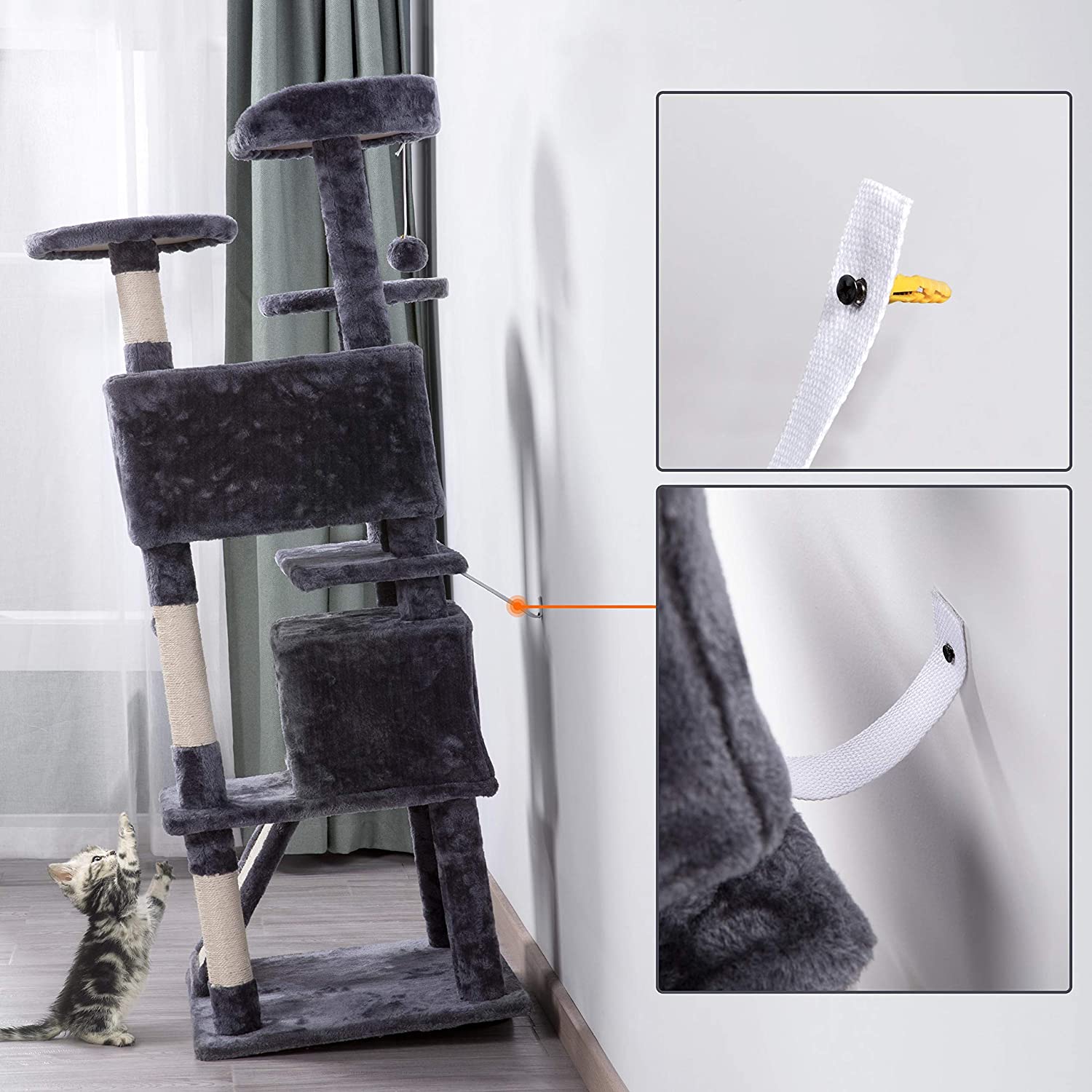 Modern Luxury Cat Climbing Fra - Sustainable Living Model recension och pris