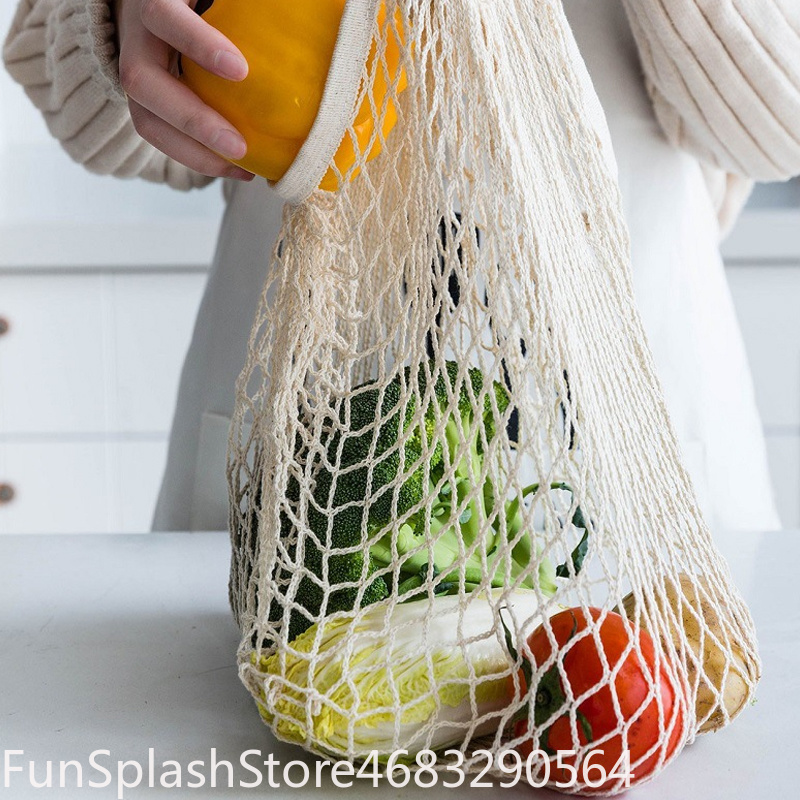 Handheld Foldable Cotton Mesh  - Reusable Produce Bag recension och pris
